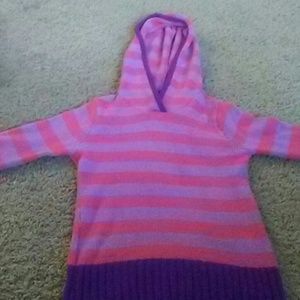 Purple & Orange long sleeve shirt hoodie
